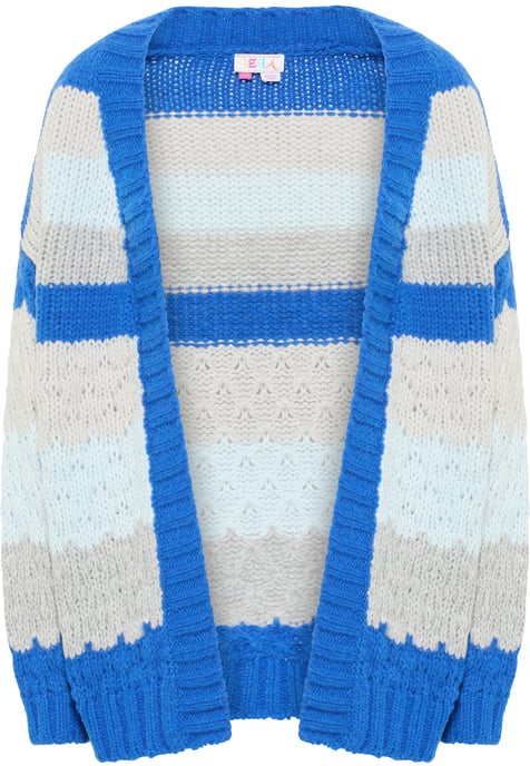 IZIA open vest Dames blauw - Image 1