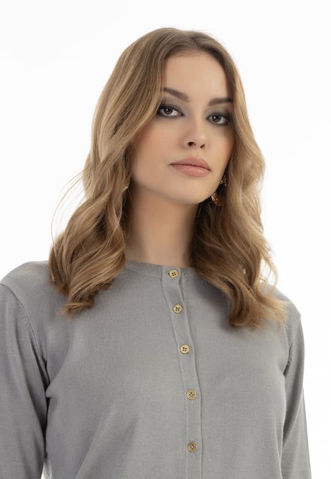 Faina Cardigan women grey - Image 5