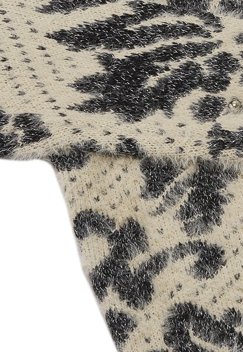 Faina Vest Dames beige/ zwart - Image 3