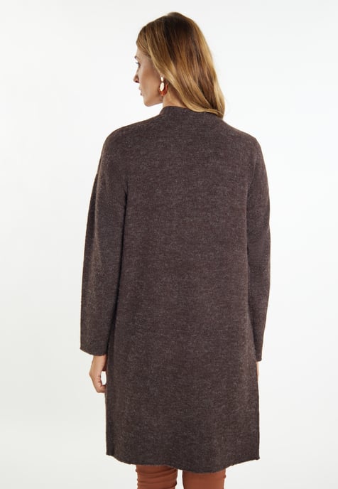 usha Longcardigan Dames donkerbruin - Image 4