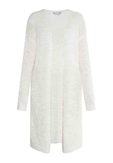 usha knitted coat women off-white - Image 1
