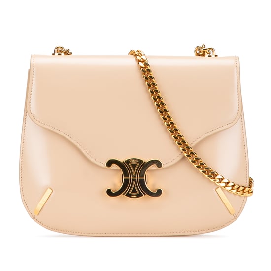 Beige Leather Chain Bag - Image 1