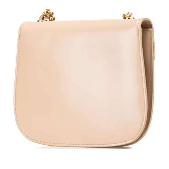 Beige Leather Chain Bag - Image 2