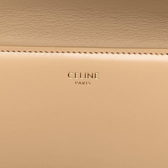 Beige Leather Chain Bag - Image 5