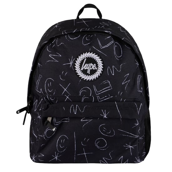 Hype Crayon Doodle Kids Black Backpack - Image 1