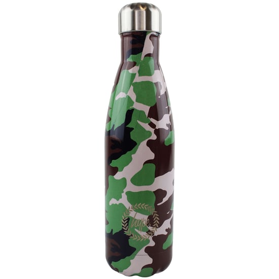 Hype 500ml Crest Kids Camo Green Water Bottle - Image 1
