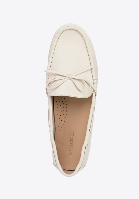 Wittchen Dames Leren Mocassins met Bandje, Crème, Natuurlijk Leer - Image 6