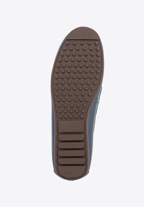 Wittchen Dames Leren Mocassins met Bandje, Marineblauw en Bruin, Natuurlijk Leer - Image 6