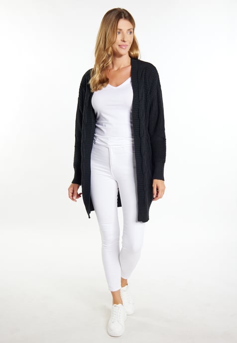 usha Longcardigan Dames zwart - Image 2