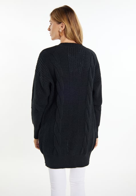 usha Longcardigan Dames zwart - Image 4