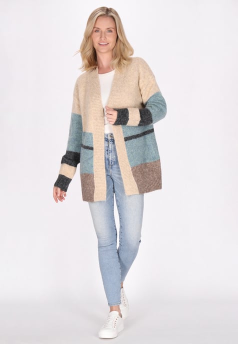 usha Vest Dames Beige Veelkleurig - Image 3