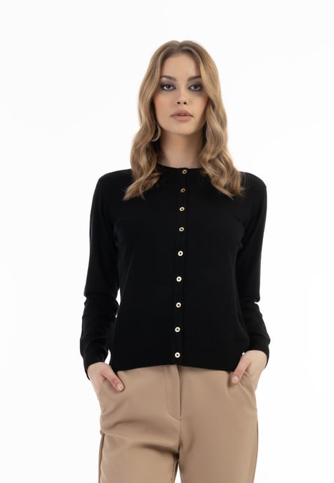 Faina Cardigan women black - Image 3