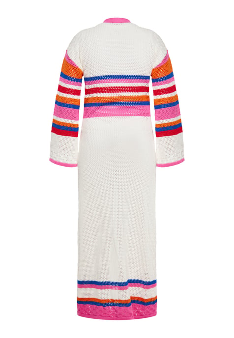 IZIA Vest Dames Wol Wit Veelkleurig - Image 4