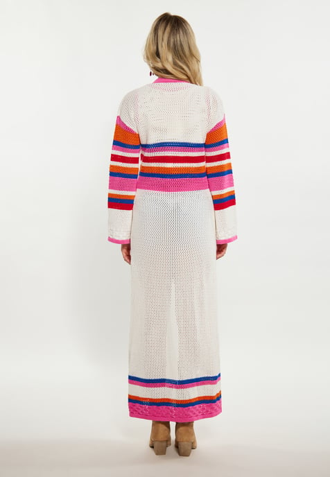 IZIA Vest Dames Wol Wit Veelkleurig - Image 5