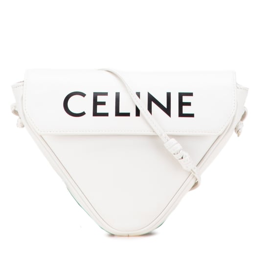 Triangel Läder Crossbody-väska - Image 1