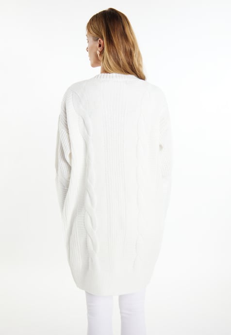 usha Longcardigan Dames wit - Image 4