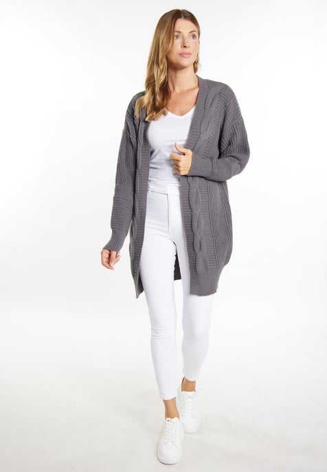 usha Longcardigan Dames donkergrijs - Image 2
