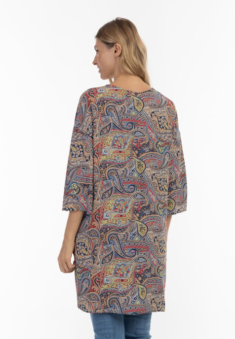 usha Kimono Dames Navy Veelkleurig - Image 4