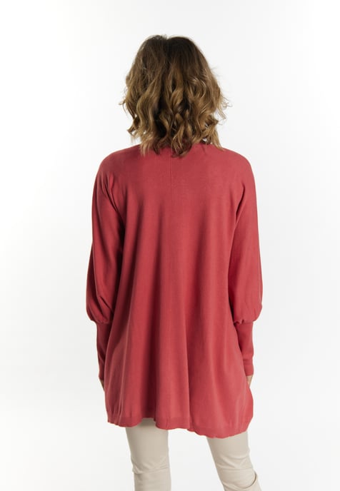 usha Gebreid vest Dames Vintage rood - Image 4