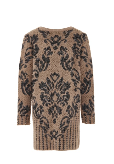 Faina Vest Dames Donker roze zwart - Image 2