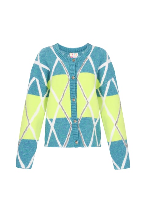 IZIA Vest vrouwen turquoise limoen - Image 1