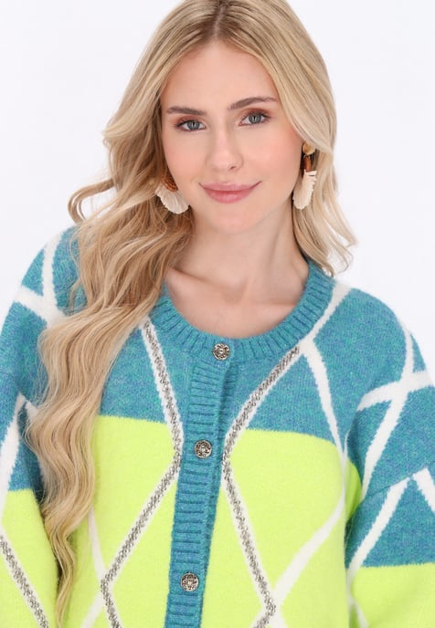 IZIA Vest vrouwen turquoise limoen - Image 5