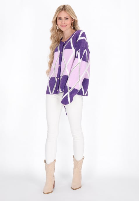 IZIA Vest vrouwen violet lila - Image 2