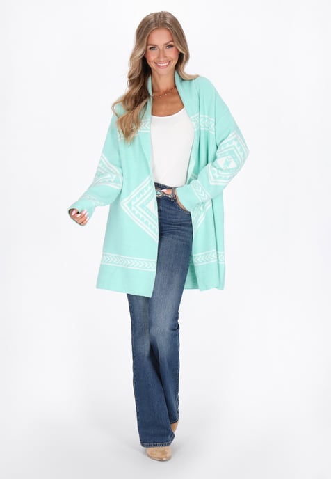 IZIA Vest vrouwen aqua - Image 2