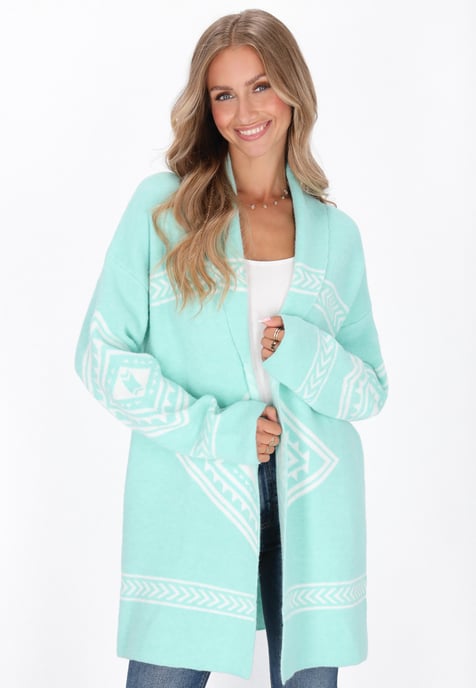 IZIA Vest vrouwen aqua - Image 3