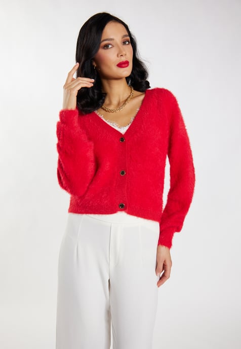 Faina Vest Dames rood - Image 3