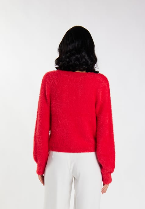 Faina Vest Dames rood - Image 4