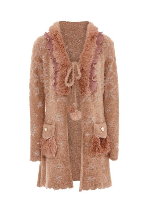 Faina Vest Dames Donkerroze roségoud - Image 1