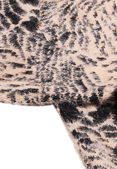 Faina Vest Dames roze zwart - Image 3