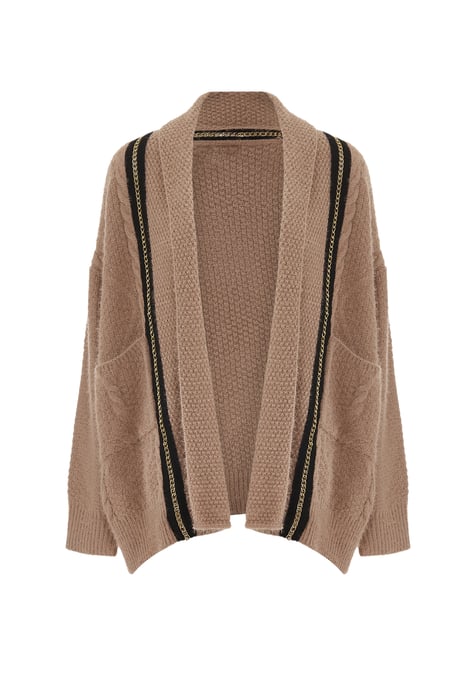 Faina Vest Dames donkerroze - Image 1