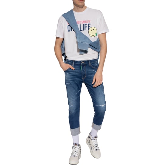 Dsquared2 Sailor Style Blue Jeans - Image 3