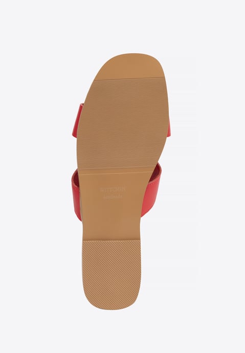 Wittchen Dames Leren H-vormige Sandalen, Rood, Natuurlijk Leer - Image 6