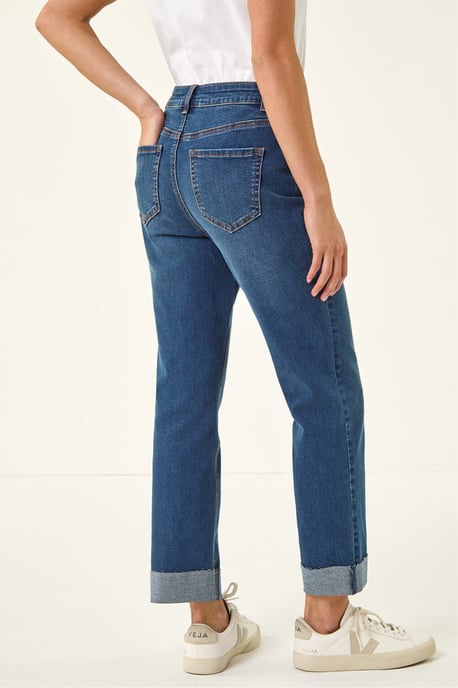 Petite Turn Up Pocket Jeans - Image 3