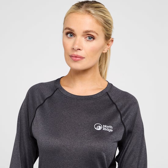 North Ridge Women's Resistance Moisture Wicking Long Sleeve Baselayer T-Shirt - Image 4