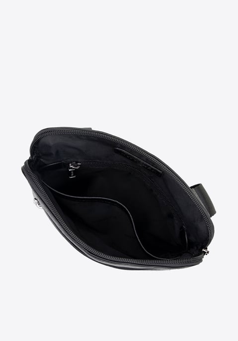 Wittchen Men's Small Messenger Bag in Imitation Leather Black - Image 4