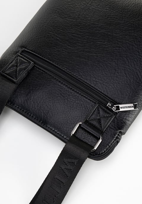 Wittchen Men's Small Messenger Bag in Imitation Leather Black - Image 5