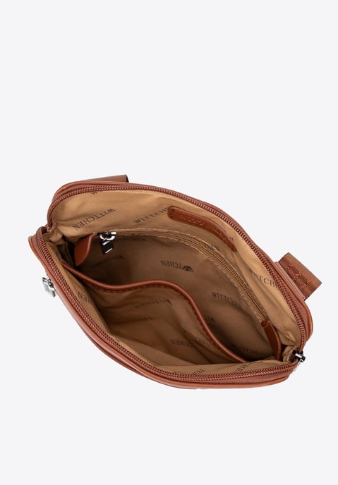 Wittchen Men's Messenger Bag in Imitation Leather Brown Brown Eco-leather - Image 2