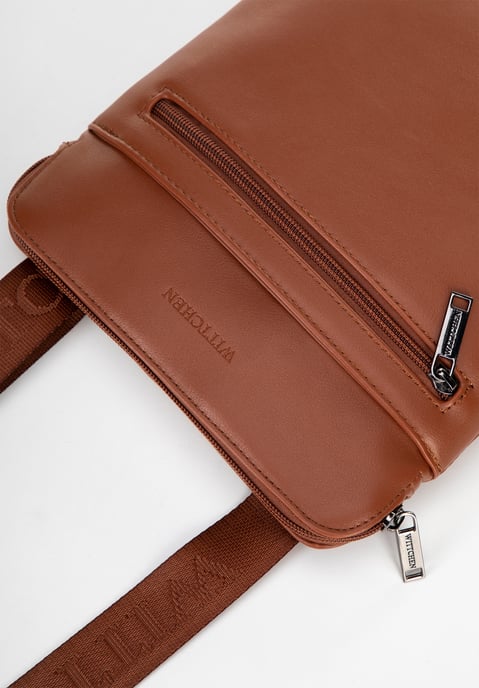 Wittchen Men's Messenger Bag in Imitation Leather Brown Brown Eco-leather - Image 3