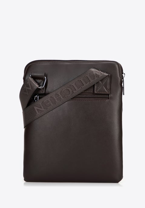 Wittchen Men's Messenger Bag in Imitation Leather Dark Brown Dark Brown Eco-leat - Image 2