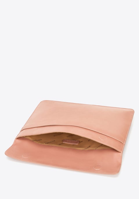Wittchen Women's 13" Laptop Case in Imitation Leather Pink - Image 2