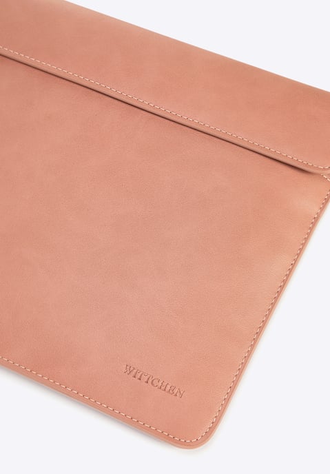 Wittchen Women's 13" Laptop Case in Imitation Leather Pink - Image 4