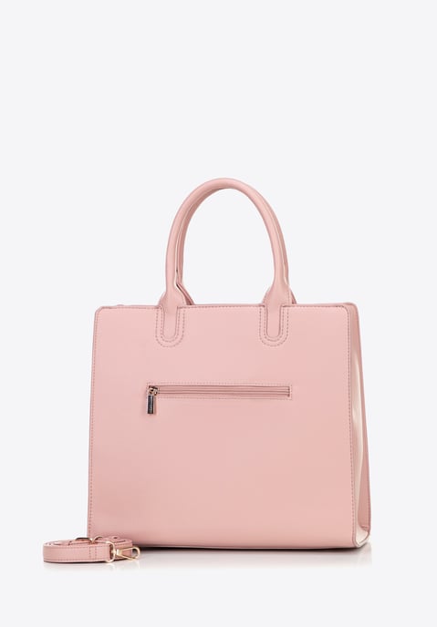 Wittchen Women's 13" Laptop Bag in Imitation Leather Pink - Image 2