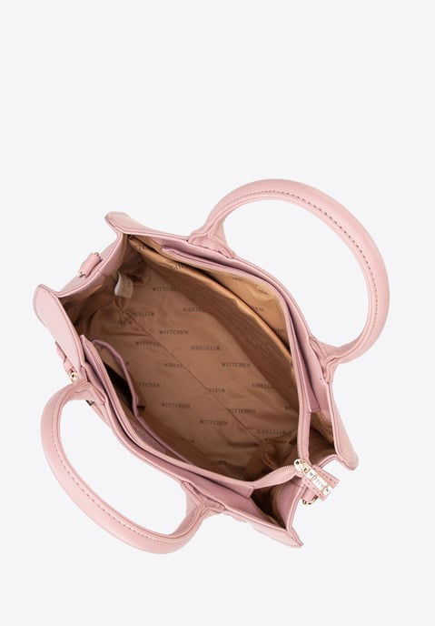 Wittchen Women's 13" Laptop Bag in Imitation Leather Pink - Image 3