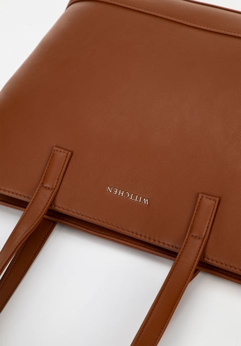 Wittchen Dames 15, 6" Laptoptas, Kunstleer, Bruin, Eco-leer - Image 5
