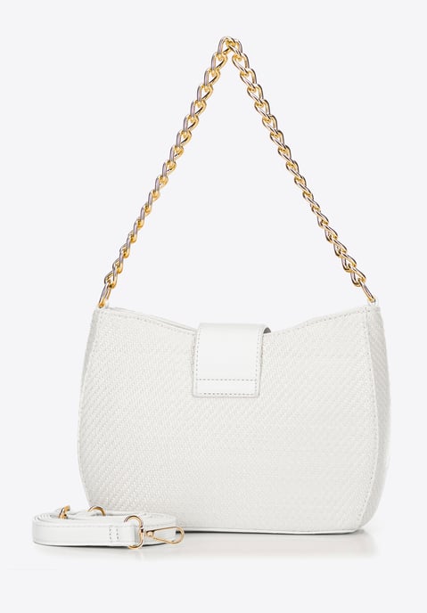 Wittchen Dames Crossbody Tas, Crème, Geweven, Polypropyleen - Image 3