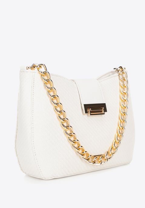 Wittchen Dames Crossbody Tas, Crème, Geweven, Polypropyleen - Image 5